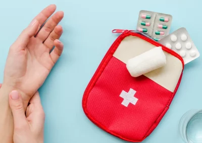 trousse de premier soin van van life van aménagé travel camper